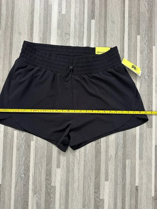 all in motion Black Women's Athletic Running Shorts with Drawcord size L - Picture 4 of 7